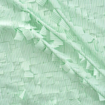 3d striped rectangles verde