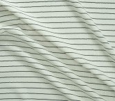 Ivory sailor sequin stripes on linen