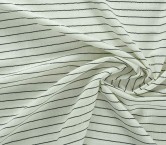 Natural sailor sequin stripes on linen