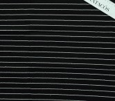 Black sailor sequin stripes on linen