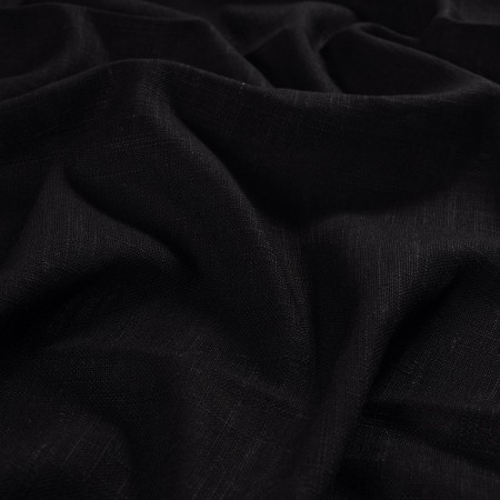 Black linen viscosa