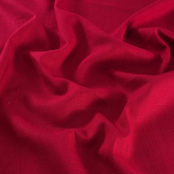 Red wine linen viscosa