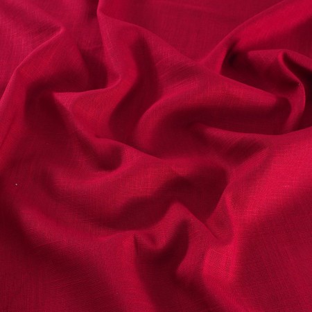 Red wine linen viscosa