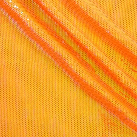 Orange macro sequins
