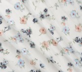 Lt blue embroidered garden on tulle