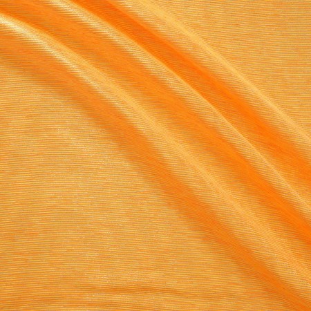 Jacquard raya lame naranja