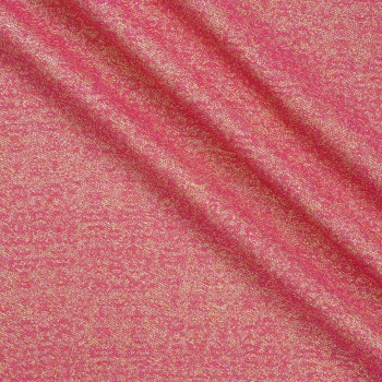 Fuxia tweed with lurex