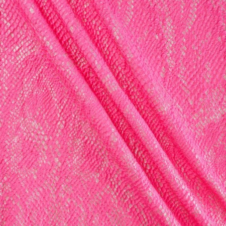 Pink jacquard lame