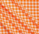 Jacquard cuadro vichy naranja