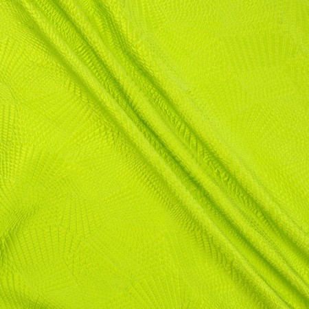Green quilted organic geometric