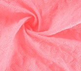 Fuxia jacquard organza