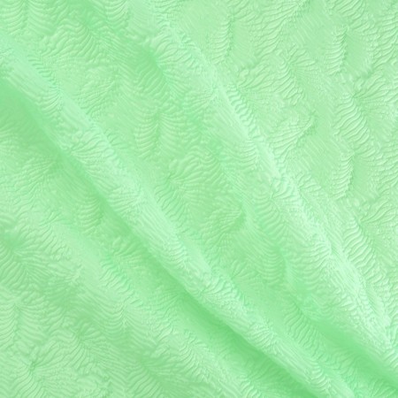 Green jacquard organza