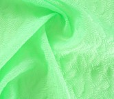 Green jacquard organza