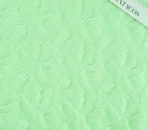 Green jacquard organza