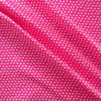 Fuxia jacquard mikado apples