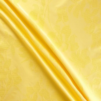 Yellow floral jacquard