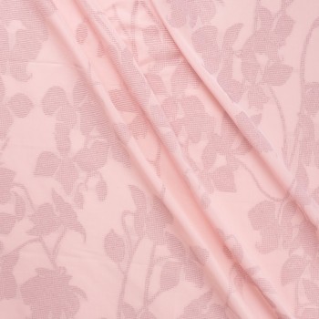 Pink floral jacquard