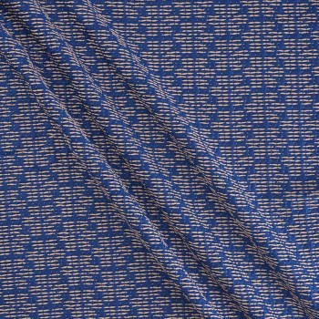 Blue floral r?stic jacq