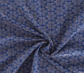 Blue floral r?stic jacq