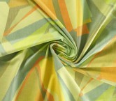 Green chine fabric