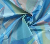 Blue chine fabric