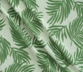 Green jacq. palm leaves