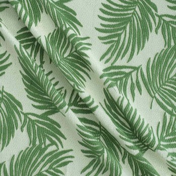Green jacq. palm leaves