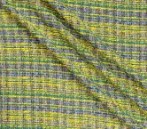 Pink yellow multicolored tweed