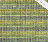 Tweed lamÉ multicolor verde amarillo
