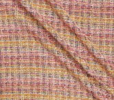 Pink yellow multicolored tweed