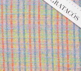 Tweed lamÉ multicolor azul naranja