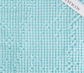 Turquoise jacquard relief