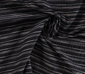 Black stripe jacquard