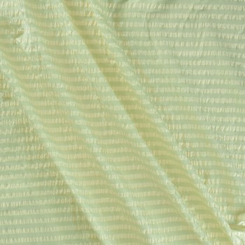 Green seersucker stripes