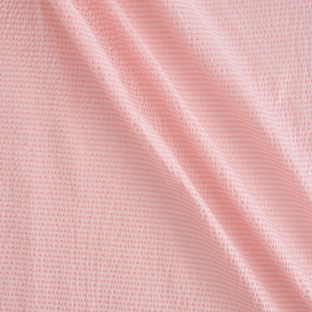 Pink seersucker stripes