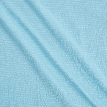 Rayas seersucker azul turquesa