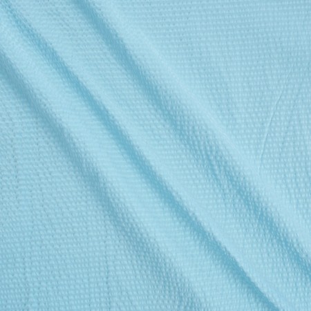 Rayas seersucker azul turquesa