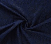 Marine jacquard cloqu?