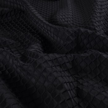 Black jacquard cloqu?