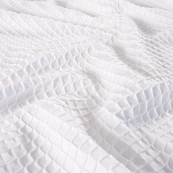White jacquard cloqu?