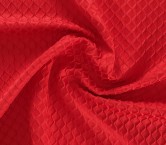 Jacq cloquÉ geomÉtrico rojo