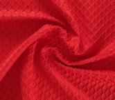 Red jacquard cloquÉ grs