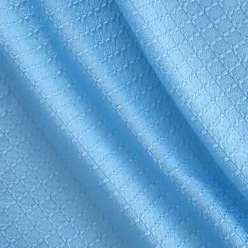 Jacquard relieve azul