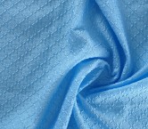 Jacquard relieve azul