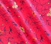 Pink coral floral jacquard grs