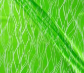 Green geometric mikado jacq.