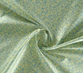 Blue green jacquard mikado