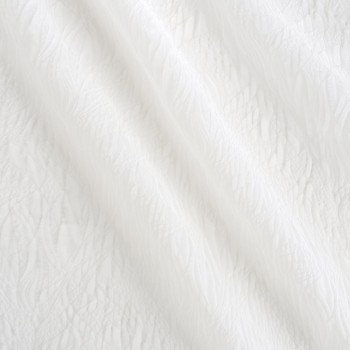 Jacquard organza blanco