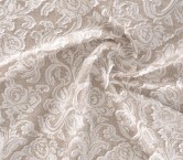 Jacquard fil coupe blanco