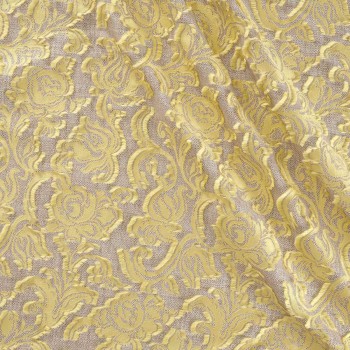 Jacquard fil coupe amarillo